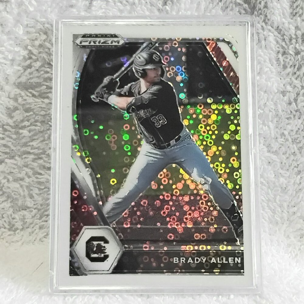 3/$25 Mint 2021 Prizm Draft Picks Brady Allen Donut Holo L.P. MLB Card PDP-149!!
